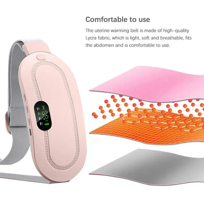 Warm Palace Belt – Heated Abdominal Massager for Cramp Relief