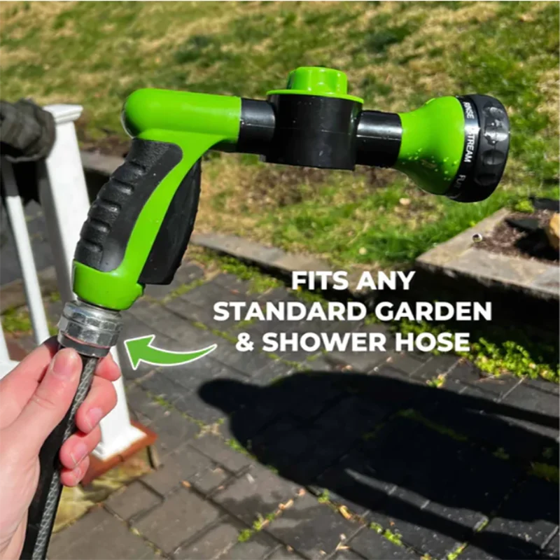 Adjustable Pet Wash Sprayer – Foam & Rinse Hose Attachment for Dogs