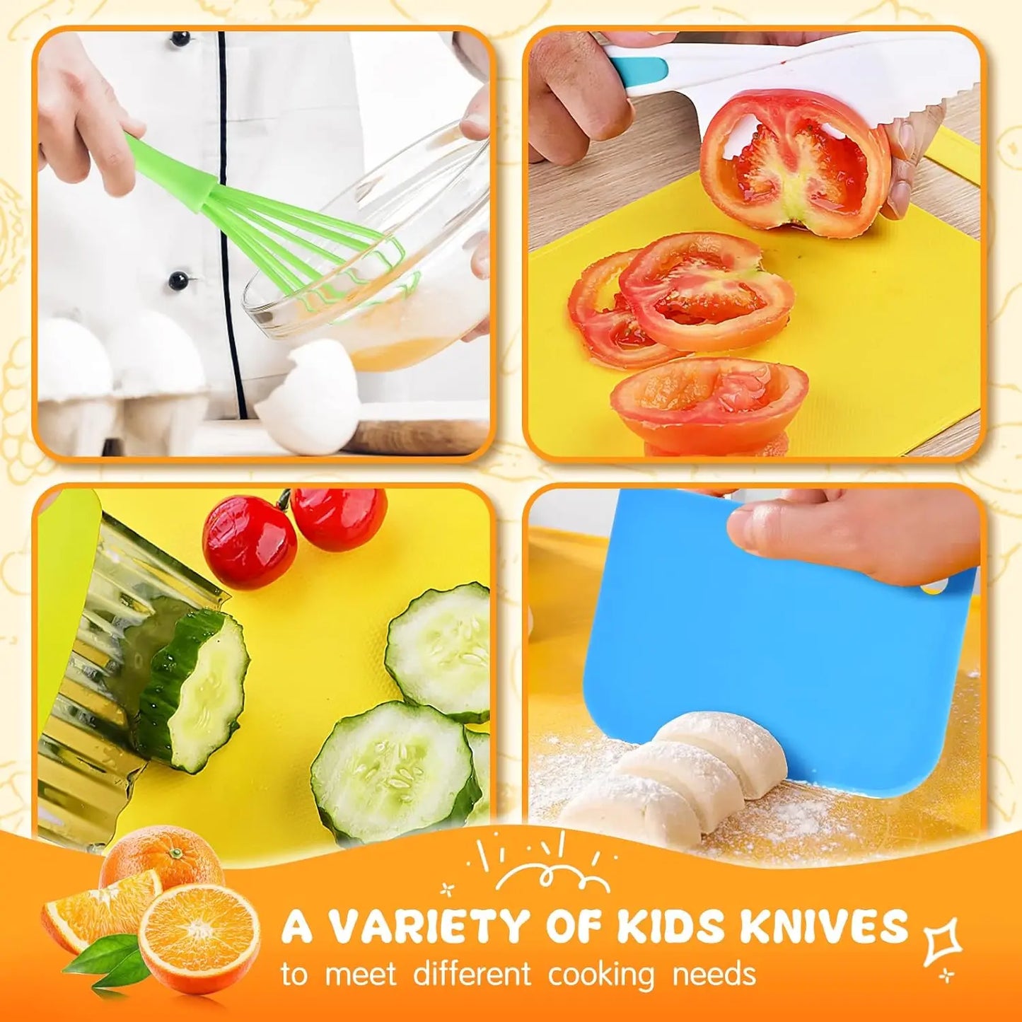 Montessori Kids Cooking Set – Safe For Ages 2–8