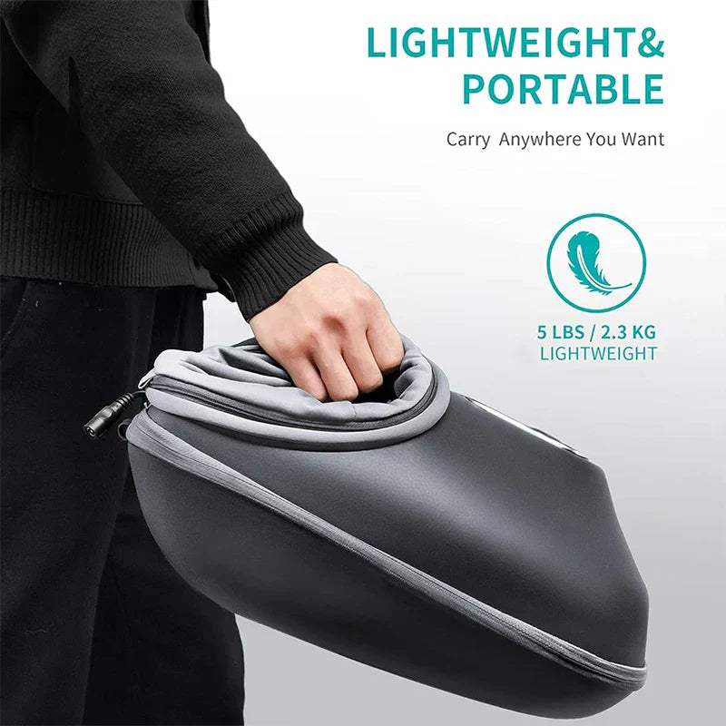 Shiatsu Foot Massager – Deep Knead with Heat & Air Compression