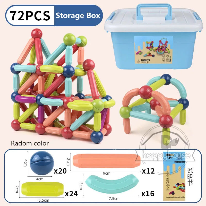 STEM Magnetic Building Toys – Educational Construction Set for Children